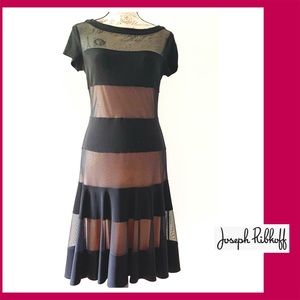 Black Midi Flare Dress